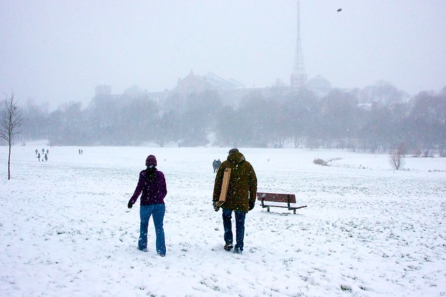 Walk up to Alexandra Palace