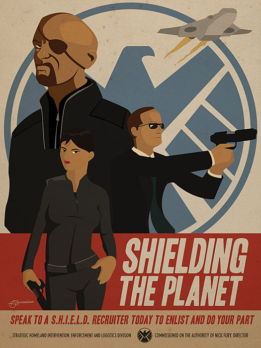 Shiled Propaganda Poster