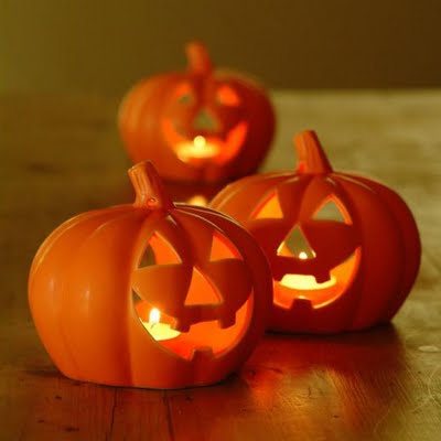 pumpkin tealight holders pumpkin tealight holders