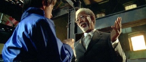 Wanted - James McAvoy and Morgan Freeman